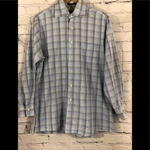 Michael Kors Men’s Long Sleeve Button Down Shirt Long Sleeve Medium 15 1/2